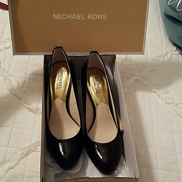 MICHAEL Michael Kors Shoes - Michael Kors Black Patent Heels
